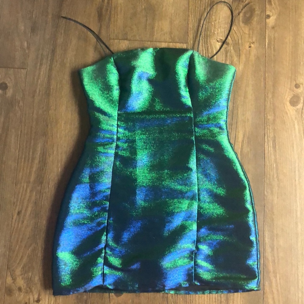 she is us blue and green mermaid dress